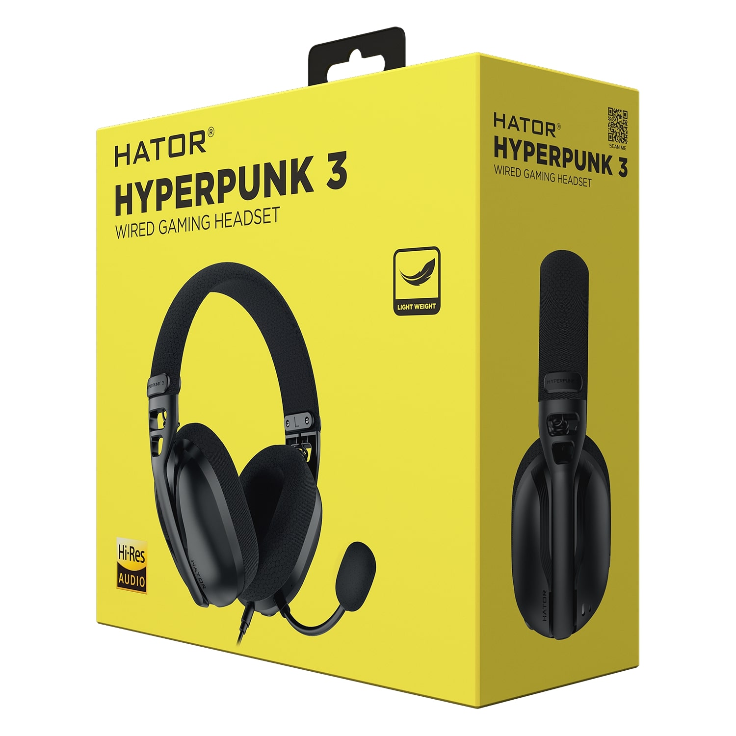 Гарнiтура Hator Hyperpunk 3 Black (ESH01)